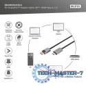 Kabel adapter DisplayPort - HDMI 4K 30Hz DP/HDMI M/M 1m