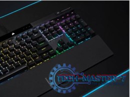 Klawiatura przewodowa K70 RGB Pro Black PBT Keycaps