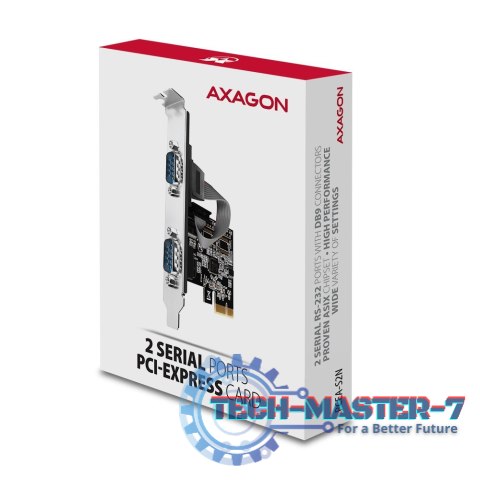 PCEA-S2N Kontroler PCIe 2x port szeregowy RS232 250 Kbps, w zestawie SP & LP PCEA-S2N Kontroler PCIe 2x port szeregowy RS232 250 Kbps, w zestawie SP & LP