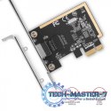 PCEE-GRF Karta sieciowa PCIe 1x Gigabit Ethernet port RJ-45 Realtek SP & LP
