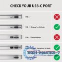 RVC-DPC Konwerter/kabel USB-C -> DisplayPort 1,8m, 4K/60HZ