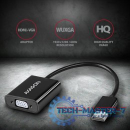 RVH-VGAN Adapter aktywny HDMI -> VGA FullHD, wyjście audio, micro USB złącze zasilania