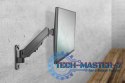 Uchwyt ścienny pojedynczy, 1xLCD, max. 32", max. obciążenie 8kg, ze sprężyną gazową, obrotowy