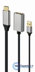 Adapter HDMI do DP 4K 60Hz USB-A powered