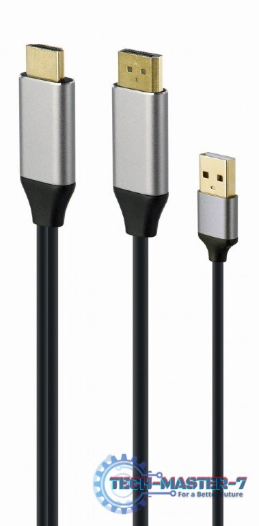 Adapter HDMI do DP 4K M 60Hz USB-A powered Adapter HDMI do DP 4K M 60Hz USB-A powered