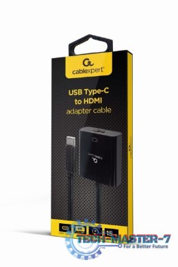Adapter USB-C do HDMI 4K 60Hz żeński 15 cm