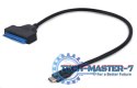 Adapter USB Typ-C do SATA 2,5 cala