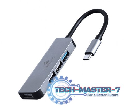 Hub 4-portowy USB-C, 3xUSB 2.0, USB 3.1