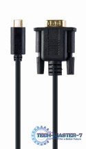 Kabel USB-C do VGA male 1920x1080 60Hz