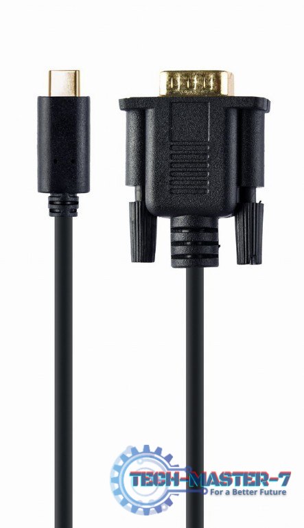 Kabel USB-C do VGA male 1920x1080 60Hz Kabel USB-C do VGA male 1920x1080 60Hz