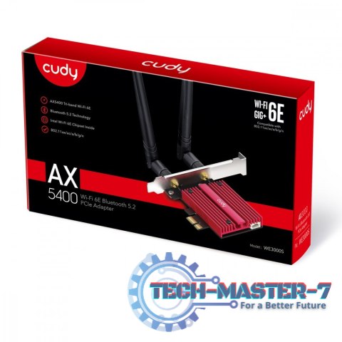 Karta sieciowa WE3000S WiFi AX5400 PCI-E Karta sieciowa WE3000S WiFi AX5400 PCI-E