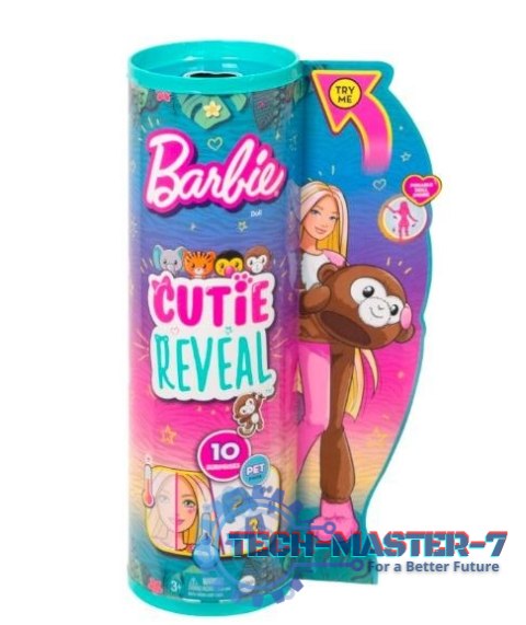 Lalka Barbie Cutie Reveal małpka