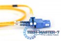 Patch cord światłowodowy FO LC/SC, duplex, SM 9/125, OS2, LSOH, 1m, żółty