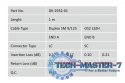 Patch cord światłowodowy FO LC/SC, duplex, SM 9/125, OS2, LSOH, 1m, żółty