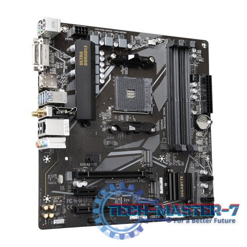 Płyta główna B550M DS3H AC AM4 4DDR4 HDMI/DVI M.2 mATX Płyta główna B550M DS3H AC AM4 4DDR4 HDMI/DVI M.2 mATX