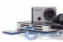 Czytnik kart 5-portowy USB 3.0 SuperSpeed, All-in-one, Czarno-srebrny