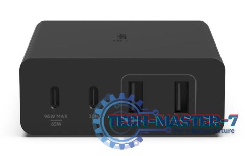 Ładowarka 108W 4-porty GaN 2xUSB- A 2xUSB-C czarna Ładowarka 108W 4-porty GaN 2xUSB- A 2xUSB-C czarna