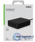 Ładowarka 108W 4-porty GaN 2xUSB- A 2xUSB-C czarna