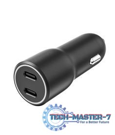 Ładowarka samochodowa 2xUSB C 45W PD