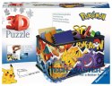 Puzzle 216 elementów 3D Szkatułka Pokemon