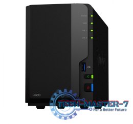 Serwer NAS DS223 2x0HDD 2GB 4x1.7Ghz 1xGbE 3xUSB