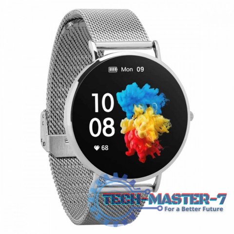 Smartwatch Verona Srebrno-stalowy Smartwatch Verona Srebrno-stalowy