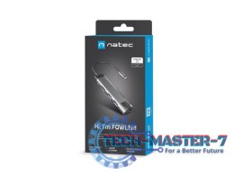 Stacja dokująca Multi Port Fowler Go USB-C - Hub 2x USB 3.0, HDMI 4K, USB-C PD, RJ45