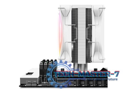 Wentylator CPU T120 RGB Biały Wentylator CPU T120 RGB Biały