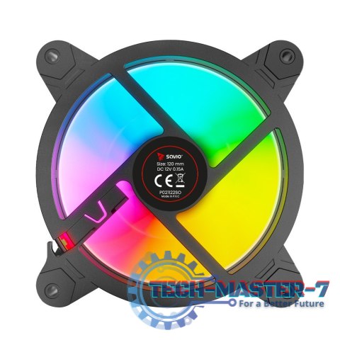 Wentylator FAN-01 4-pack 120mm ARGB wraz kontrolerem oraz pilotem Wentylator FAN-01 4-pack 120mm ARGB wraz kontrolerem oraz pilotem