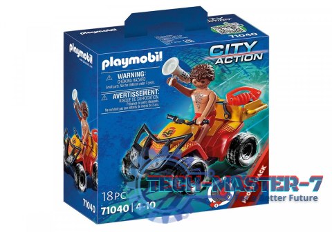 Zestaw z figurką City Action 71 040 Quad ratownika