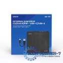 Zewnętrzna nagrywarka typu Slim CD/DVD R/RW, USB-C/USB-A, AK-59