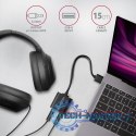 ADA-12 Zewnętrzna karta dzwiękowa USB 2.0 48kHz/16-bit stereo, metal, kabel USB-A 15 cm