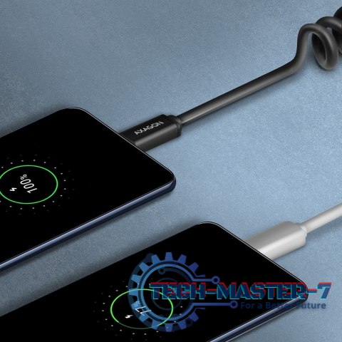 BUCM-AM10TB Kabel Twister USB-C - USB-A, 0,6m, USB 2.0, 2.4A, ALU, PVC Czarny BUCM-AM10TB Kabel Twister USB-C - USB-A, 0,6m, USB 2.0, 2.4A, ALU, PVC Czarny