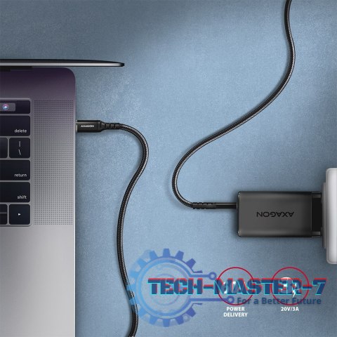 BUCM-CM20AB Kabel USB-C - USB-C 2.0, 2m, PD 60W, 3A, ALU, oplot Czarny BUCM-CM20AB Kabel USB-C - USB-C 2.0, 2m, PD 60W, 3A, ALU, oplot Czarny