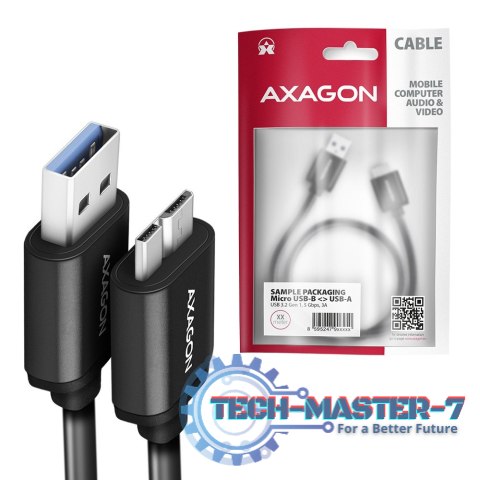 BUMM3-AM10AB Kabel Micro-B USB USB-A 3.2 Gen 1, 1m, 3A, ALU, PVC Czarny BUMM3-AM10AB Kabel Micro-B USB USB-A 3.2 Gen 1, 1m, 3A, ALU, PVC Czarny