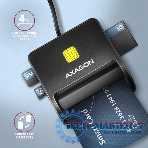 CRE-SM3SD Czytnik kart identyfikacyjnych & SD/microSD/SIM USB CRE-SM3SD Czytnik kart identyfikacyjnych & SD/microSD/SIM USB