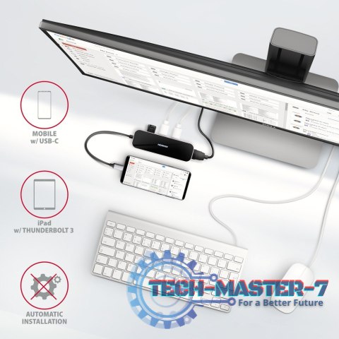 HMC-6H4A Wieloportowy hub 4x USB-A + HDMI, USB-C 3.2 Gen 1, PD 100W, 20cm USB-C kabel HMC-6H4A Wieloportowy hub 4x USB-A + HDMI, USB-C 3.2 Gen 1, PD 100W, 20cm USB-C kabel