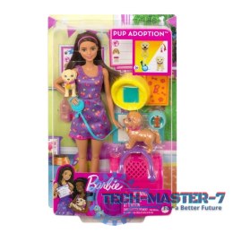 Lalka Barbie Adopcja piesków