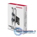 PCEA-PSN Kontroler PCIe 1x port równoległy LPT + 2x port szeregowy RS232 250 kbps, w zestawie SP & LP