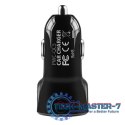PWC-QC5 Ładowarka samochodowa QUICK SMART 31.5W, 2x port QC3.0/AFC/FCP + 5V-2.6A