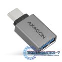 RUCM-AFA Redukcja, USB 3.1 Type-C męska -> Type-A żeńska ALU