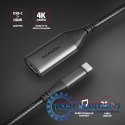 RVC-HI2M Adapter USB-C -> HDMI 2.0 4K/60Hz Aluminum, 25cm kabel