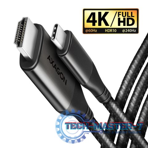 RVC-HI2MC Adapter USB-C -> HDMI 2.0 4K/60Hz Aluminum, 1.8m kabel