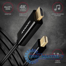 RVDM-HI14C2 Konwerter/kabel aktywny Mini DP > HDMI 1.4 kabel 1.8m4K/30Hz