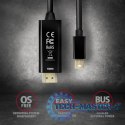 RVDM-HI14C2 Konwerter/kabel aktywny Mini DP > HDMI 1.4 kabel 1.8m4K/30Hz