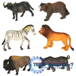 Figurki zwierząt zwierzęta zoo safari farma akcesoria skrzynka 31 el.