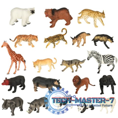 Figurki zwierząt zwierzęta zoo safari farma akcesoria skrzynka 59 el. Figurki zwierząt zwierzęta zoo safari farma akcesoria skrzynka 59 el.