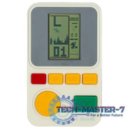Gra elektroniczna zręcznościowa konsola przenośna biała