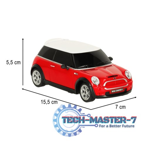 Samochód zdalnie sterowany Rastar 15000 MINI Cooper S 1:27 czerwony Samochód zdalnie sterowany Rastar 15000 MINI Cooper S 1:27 czerwony
