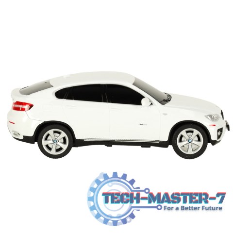 Samochód zdalnie sterowany Rastar 31700 BMW X6 1:24 biały Samochód zdalnie sterowany Rastar 31700 BMW X6 1:24 biały